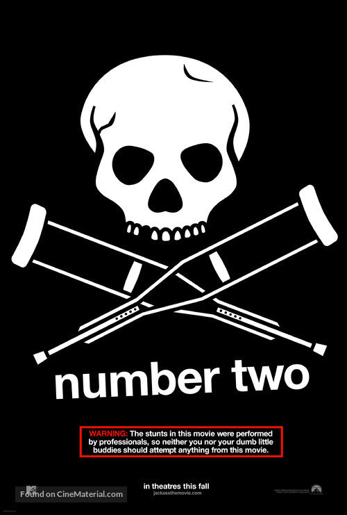 Pixel Demon Jackass Number Two Movie Poster A2 Size
