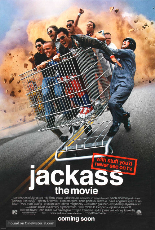 Pixel Demon Jackass: The Movie Movie Poster A2 Size