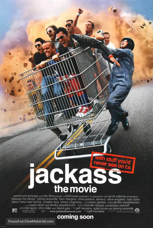 Pixel Demon Jackass: The Movie Movie Poster A2 Size