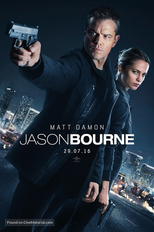 Jason Bourne A2 Movie Poster-Pixel Demon