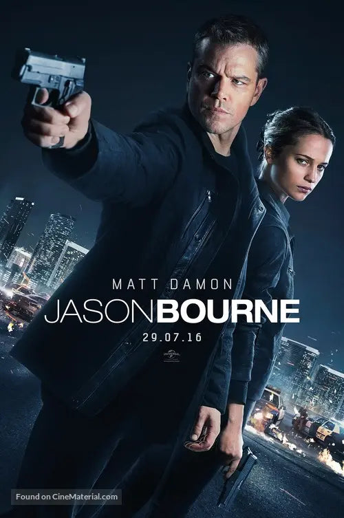 Jason Bourne A2 Movie Poster-Pixel Demon
