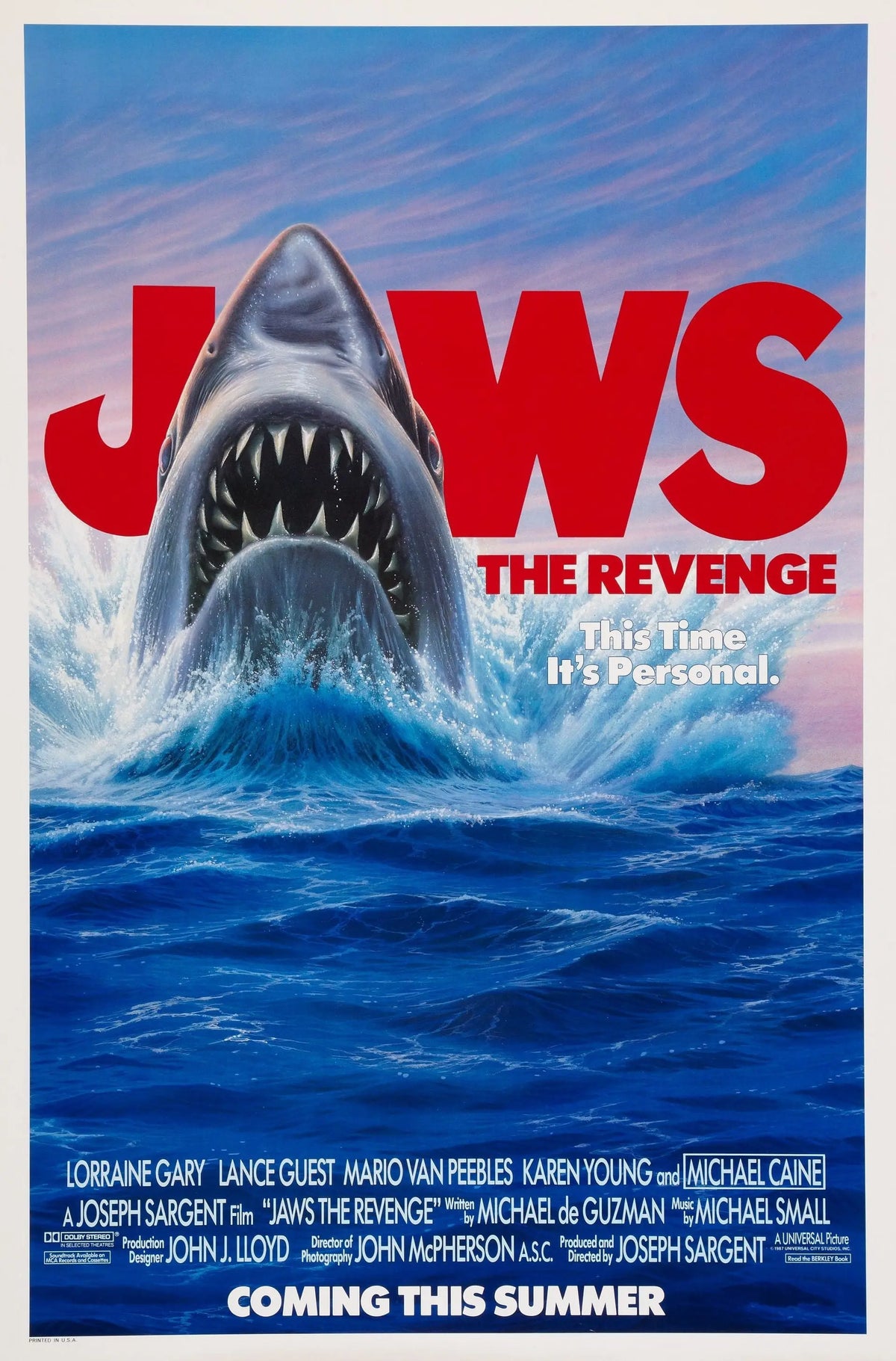 jaws: the revenge A2 Size Movie Poster-Pixel Demon