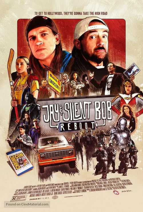 Pixel Demon Jay and Silent Bob Reboot Movie Poster A2 Size