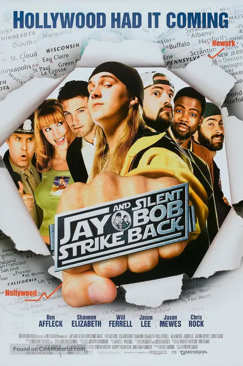 Pixel Demon Jay and Silent Bob Strike Back Movie Poster A2 Size