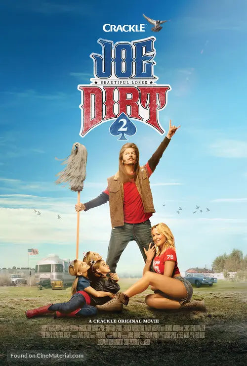 Pixel Demon Joe Dirt 2: Beautiful Loser Movie Poster A2 Size