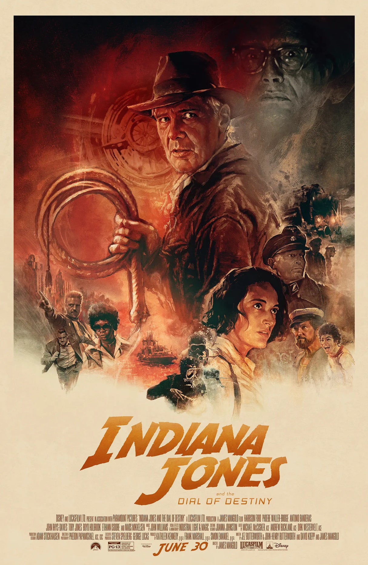 Indiana Jones Style 6 A2 Size Movie Poster-Pixel Demon