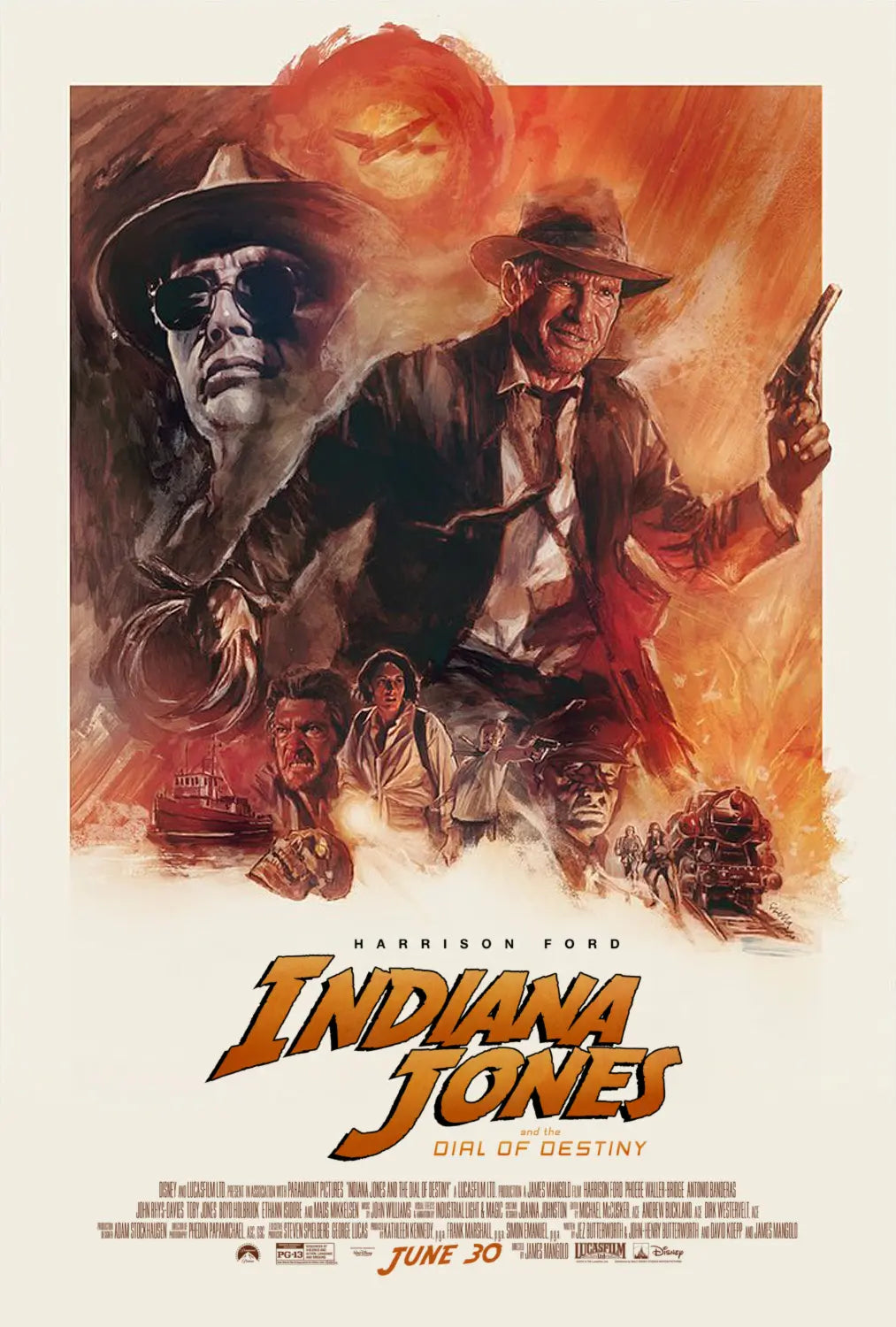 Indiana Jones Style 8 A2 Size Movie Poster-Pixel Demon