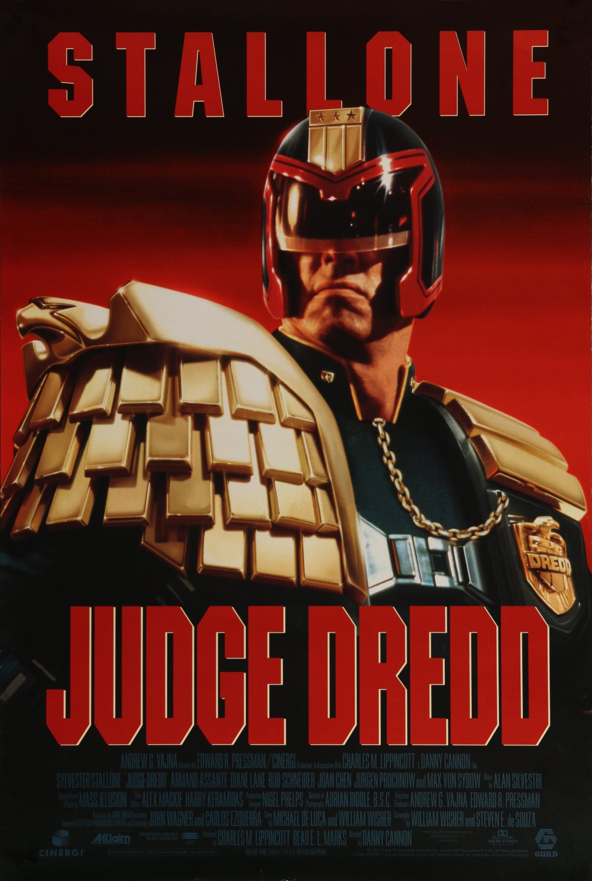 Judge Dredd A2 Size Movie Poster-Pixel Demon