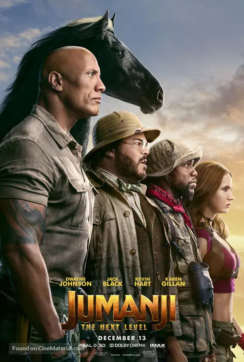 Jumanji: The Next Level A2 Movie Poster-Pixel Demon