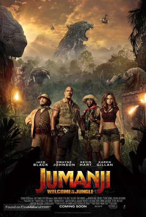 Jumanji: Welcome to the Jungle A2 Movie Poster-Pixel Demon