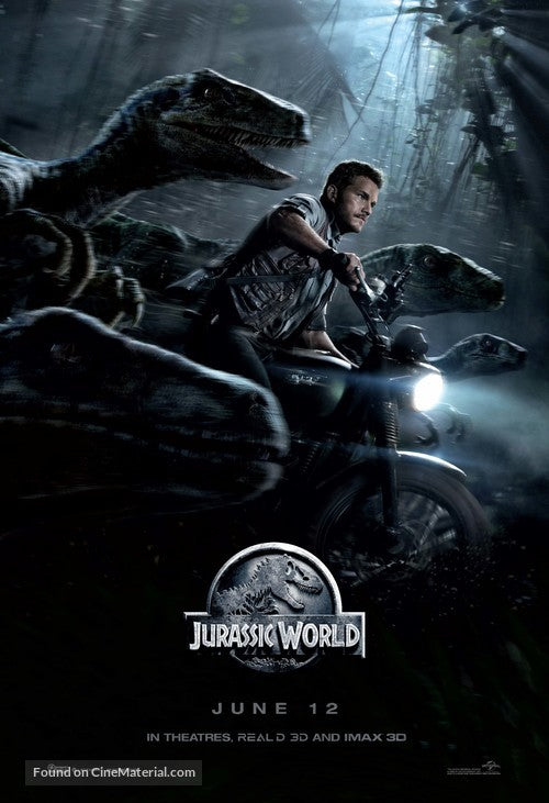 Jurassic World A2 Movie Poster-Pixel Demon