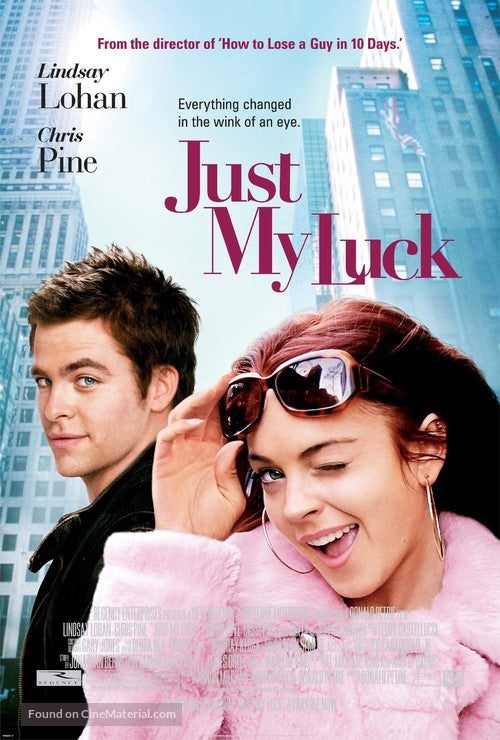 Pixel Demon Just My Luck Movie Poster A2 Size