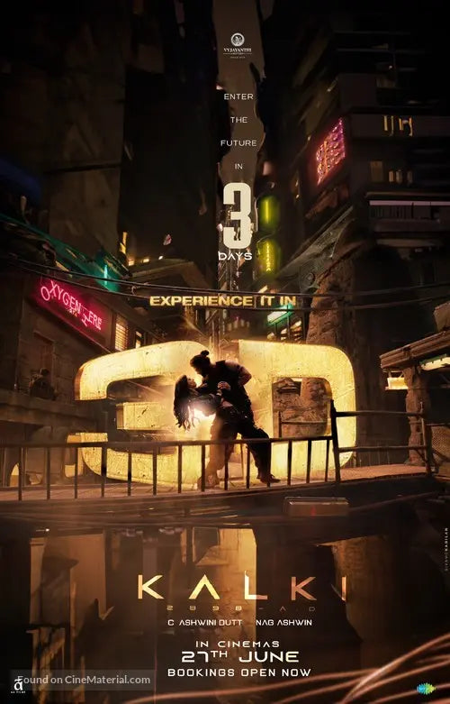 Kalki 2898-AD Cinema Movie Poster A2 Size Version 3