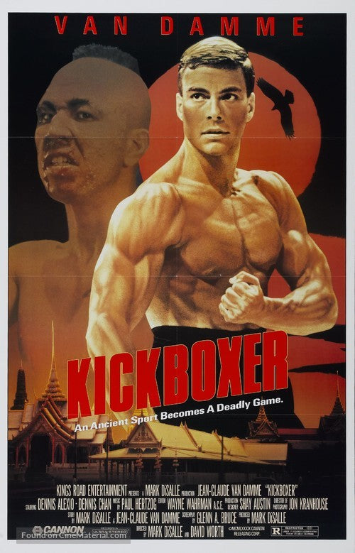 Pixel Demon Kickboxer Movie Poster A2 Size