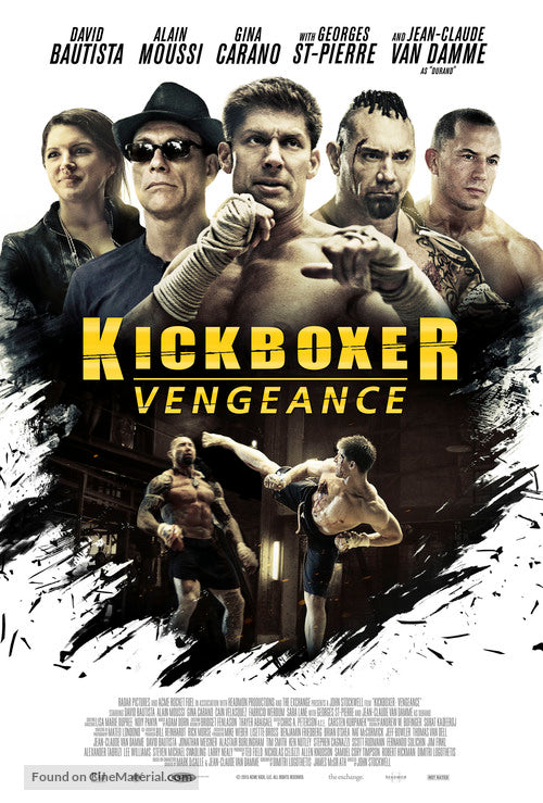 Pixel Demon Kickboxer: Vengeance Movie Poster A2 Size