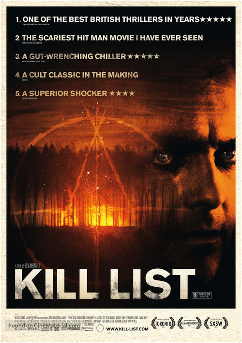 Pixel Demon Kill List Movie Poster A2 Size
