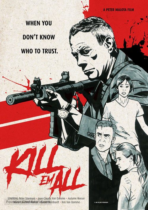 Pixel Demon Kill 'em All Movie Poster A2 Size