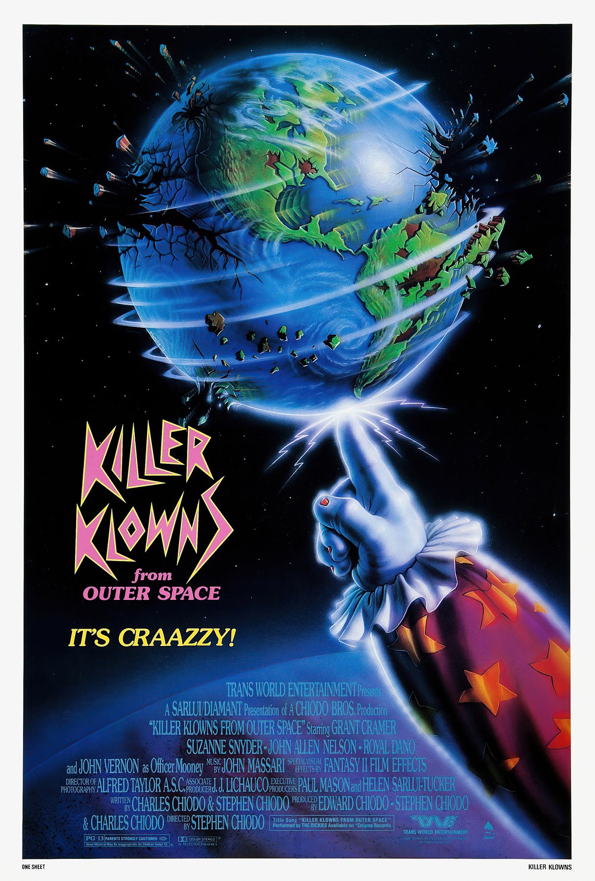 Killer Klowns from Outer Space A2 Size Movie Poster-Pixel Demon