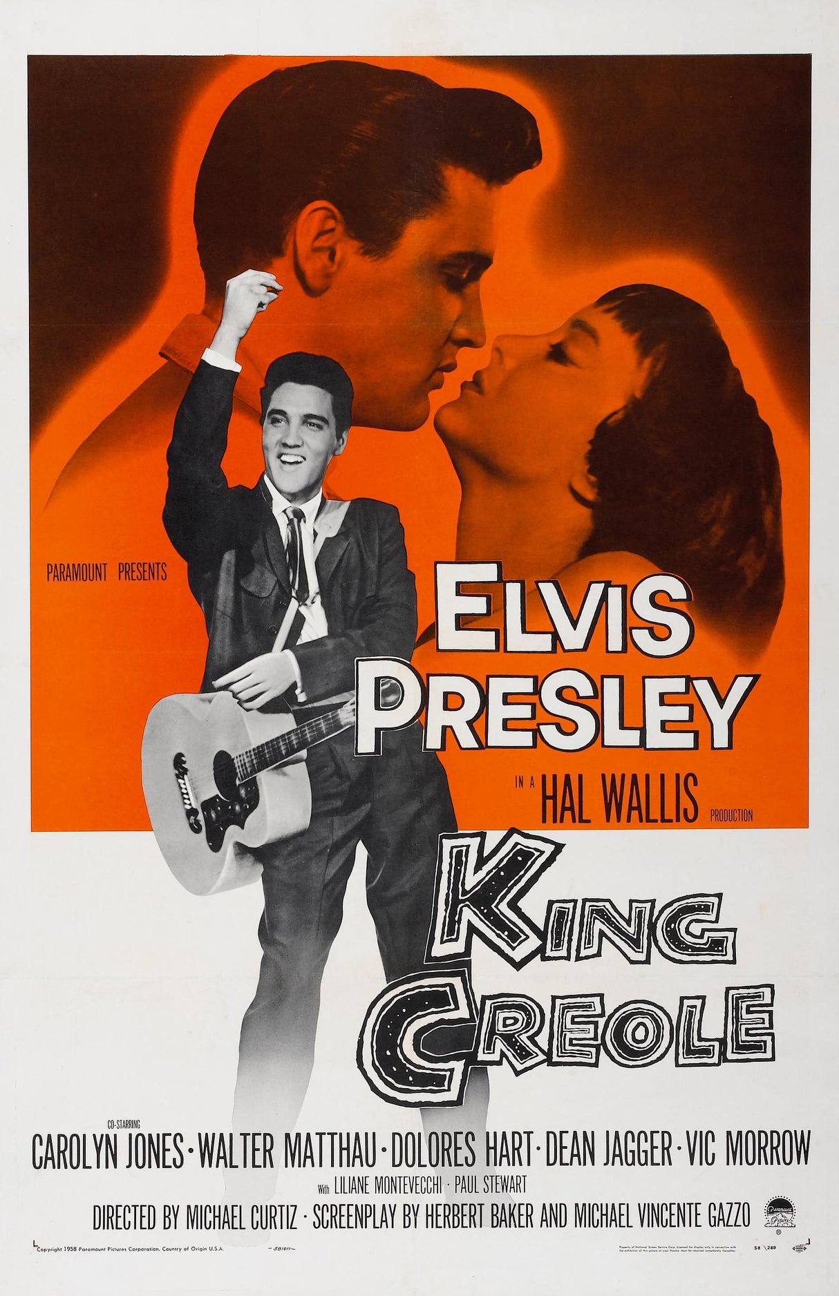 Elvis Presley king creole A2 Size Movie Poster-Pixel Demon