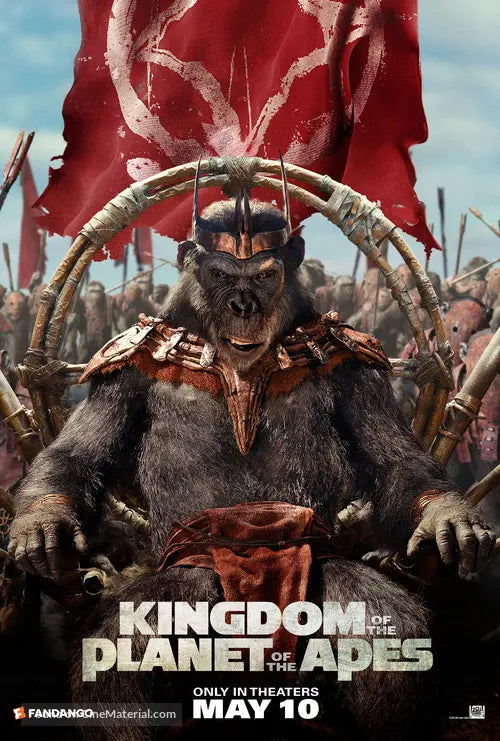 Kingdom of the Planet of the Apes Cinema Movie Poster A2 Size Version 3