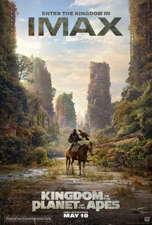 Kingdom of the Planet of the Apes Cinema Movie Poster A2 Size Version 4