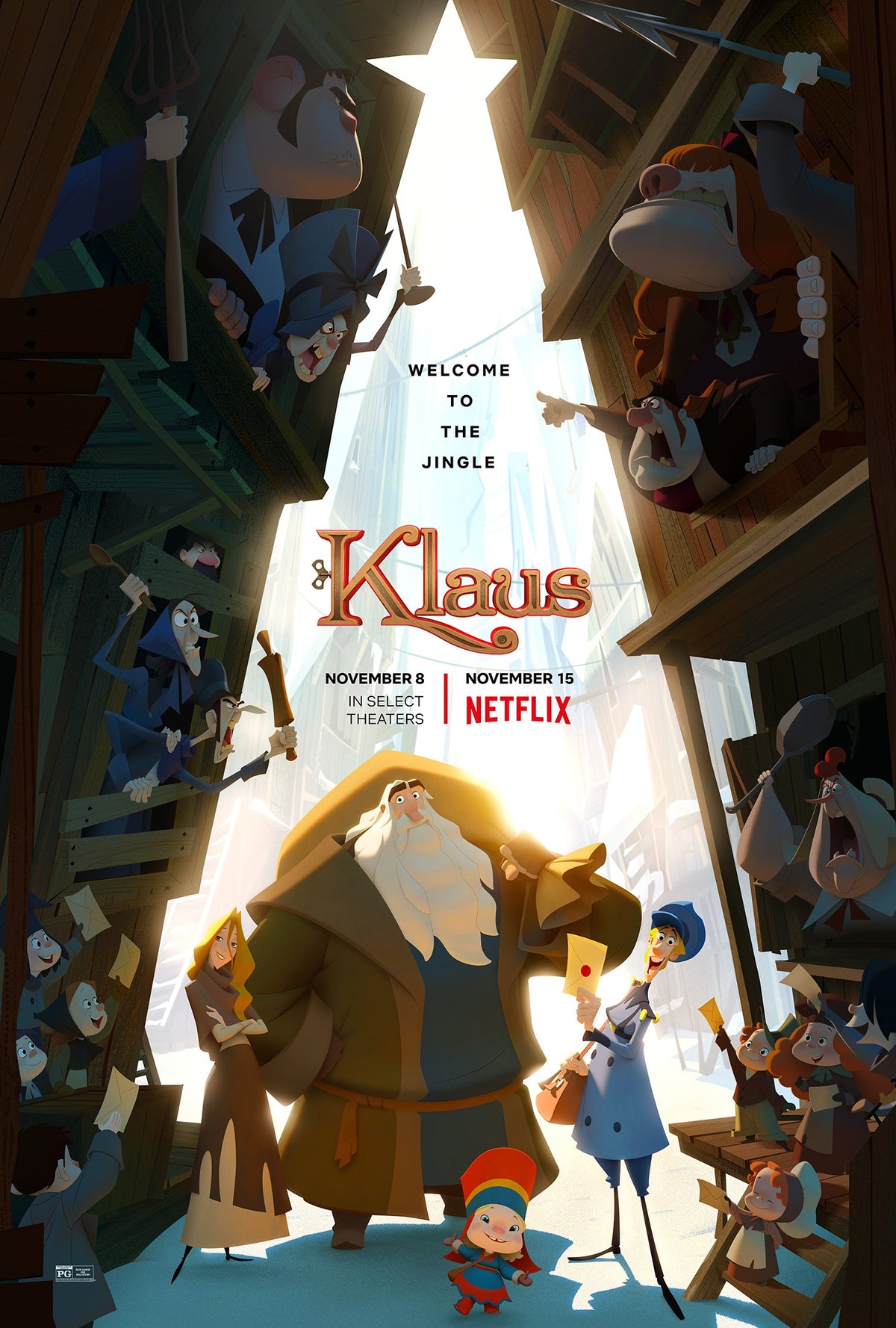 Klaus A2 Size Movie Poster-Pixel Demon
