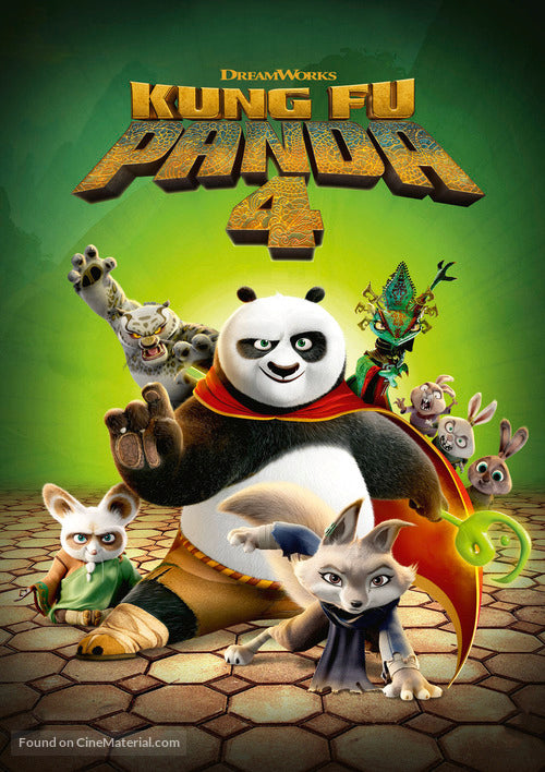 Kung Fu Panda 4 Cinema Movie Poster A2 Size Version 3