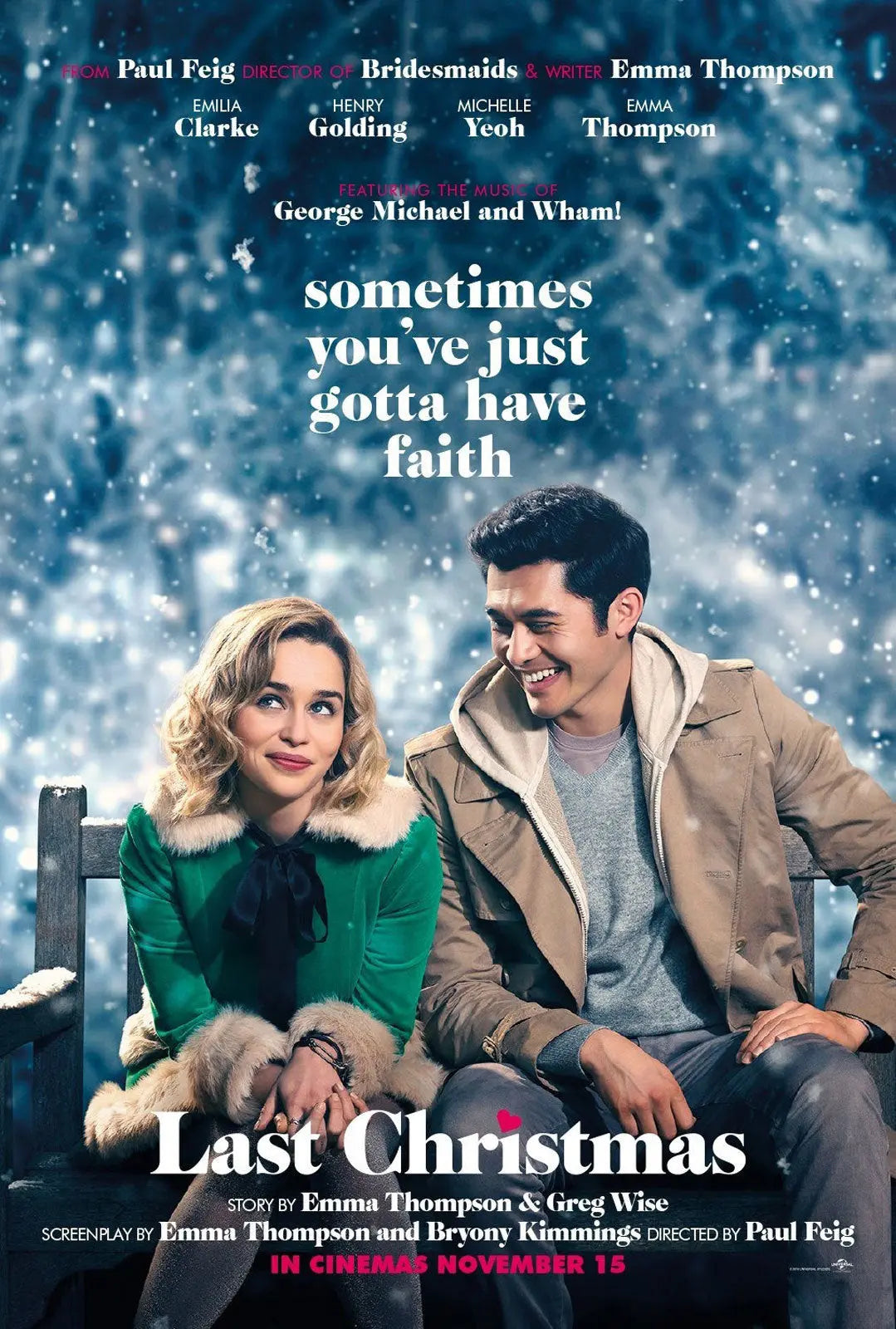 Last Christmas A2 Size Movie Poster-Pixel Demon