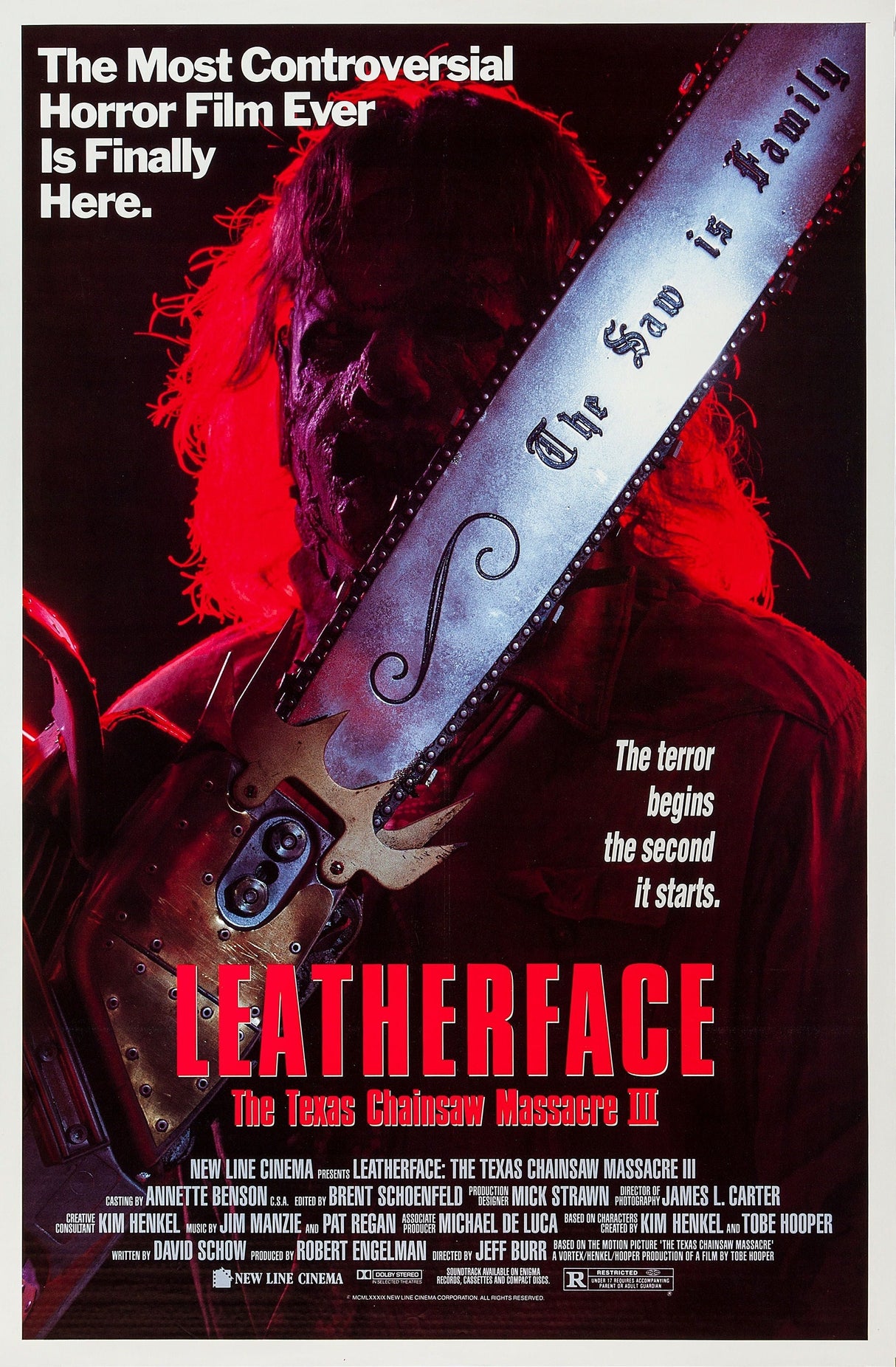 leatherface texas chainsaw massacre iii A2 Size Movie Poster-Pixel Demon