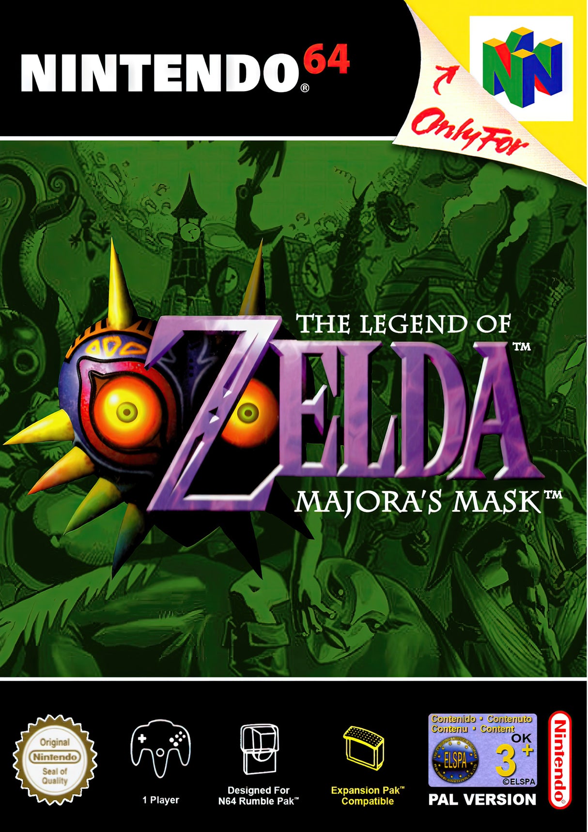 2000s Legend of Zelda Majoras Mask A2 Size Posters-Pixel Demon