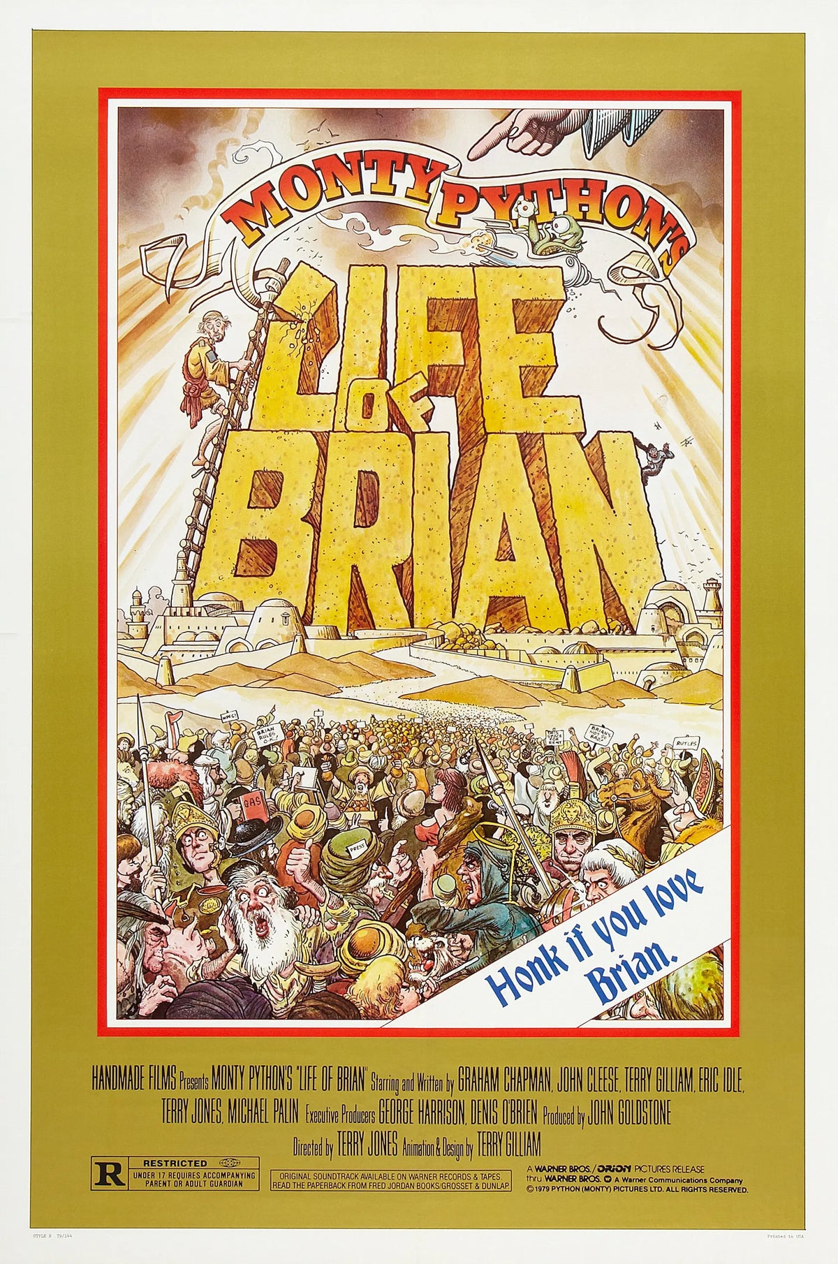 Life of Brian A2 Size Movie Poster-Pixel Demon