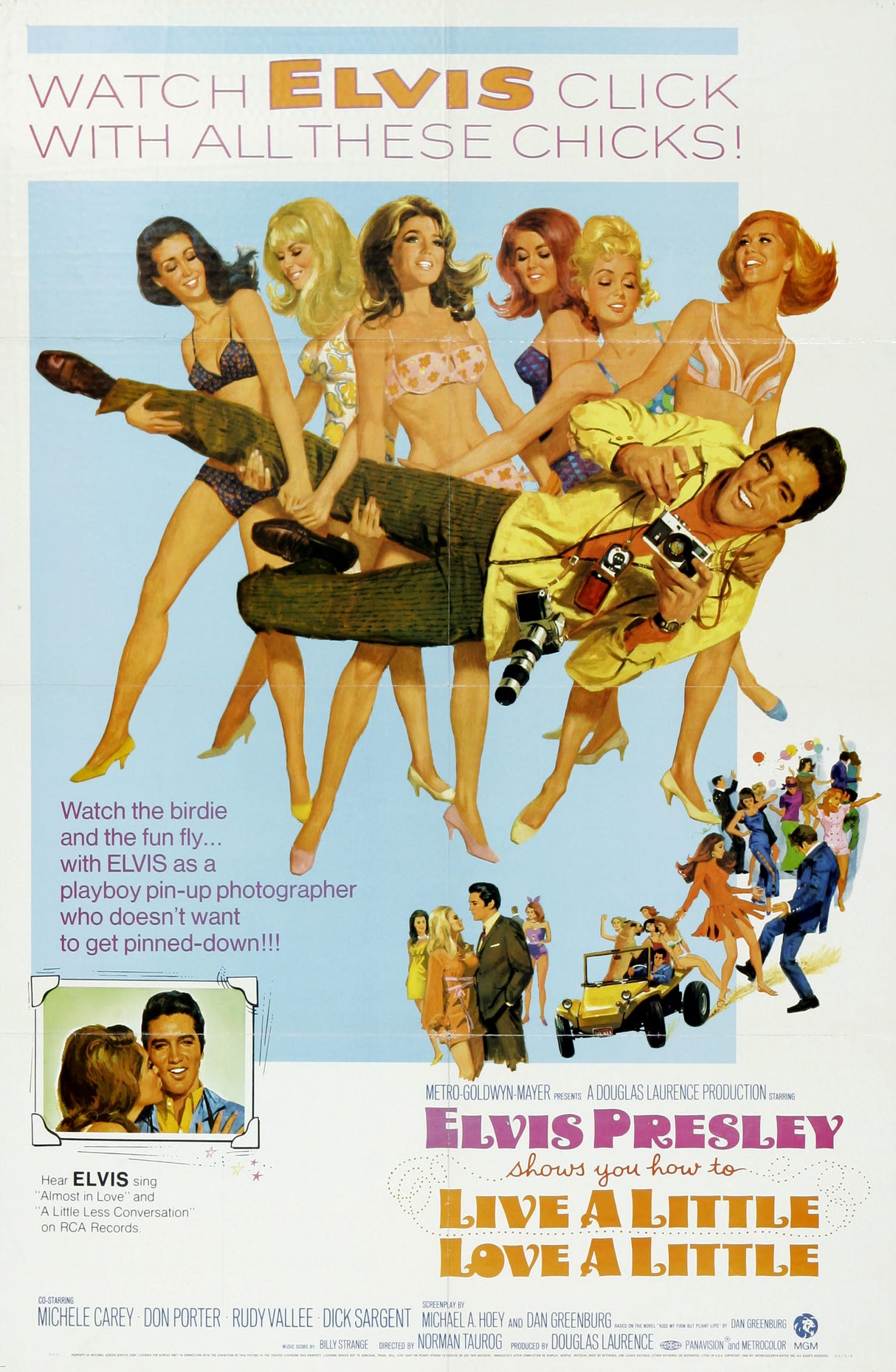 Elvis Presley Live A Little Love A Little A2 Size Movie Poster-Pixel Demon