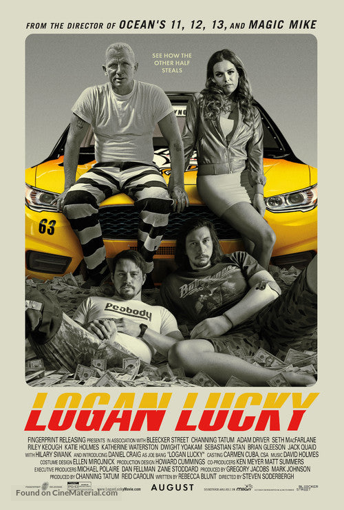 Logan Lucky Cinema Movie Poster A2 Size
