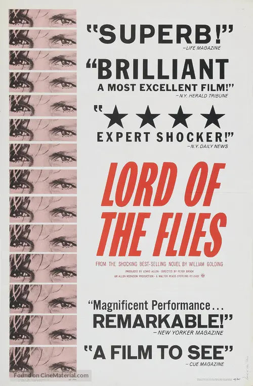 Pixel Demon Lord of the Flies Movie Poster A2 Size