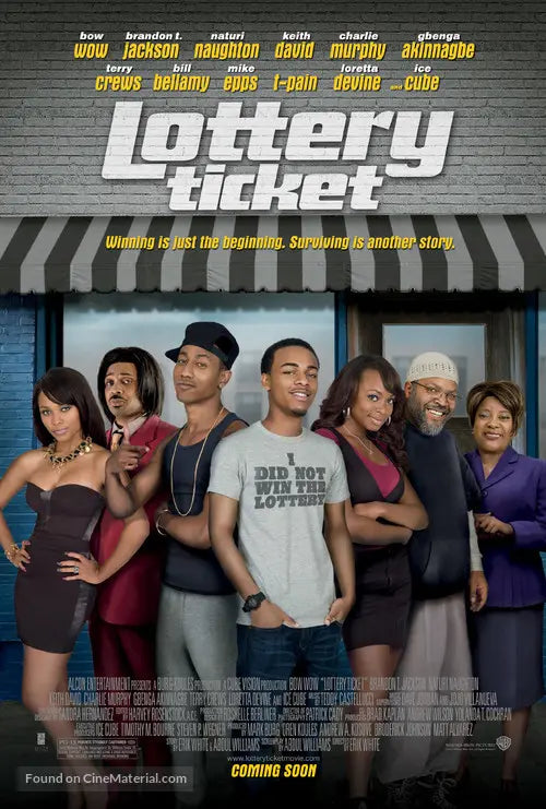 Pixel Demon Lottery Ticket Movie Poster A2 Size