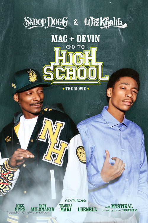 Pixel Demon Mac & Devin Go to High School Movie Poster A2 Size