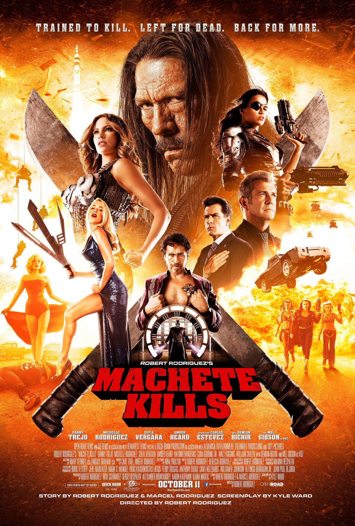 Machete Kills A2 Size Movie Poster-Pixel Demon