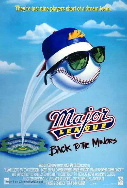 Pixel Demon Major League: Back to the Minors Movie Poster A2 Size