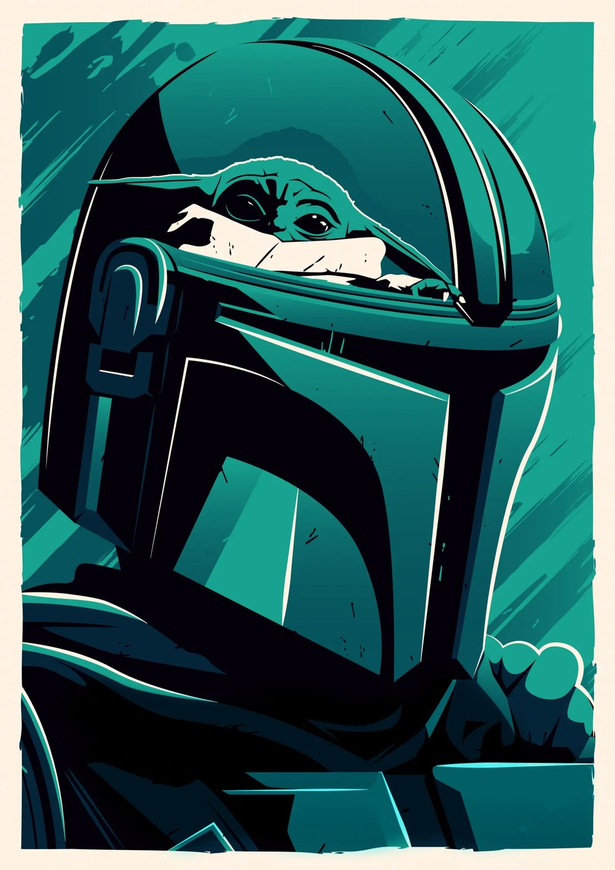 The Mandalorian Design 4 A2 Size Posters-Pixel Demon