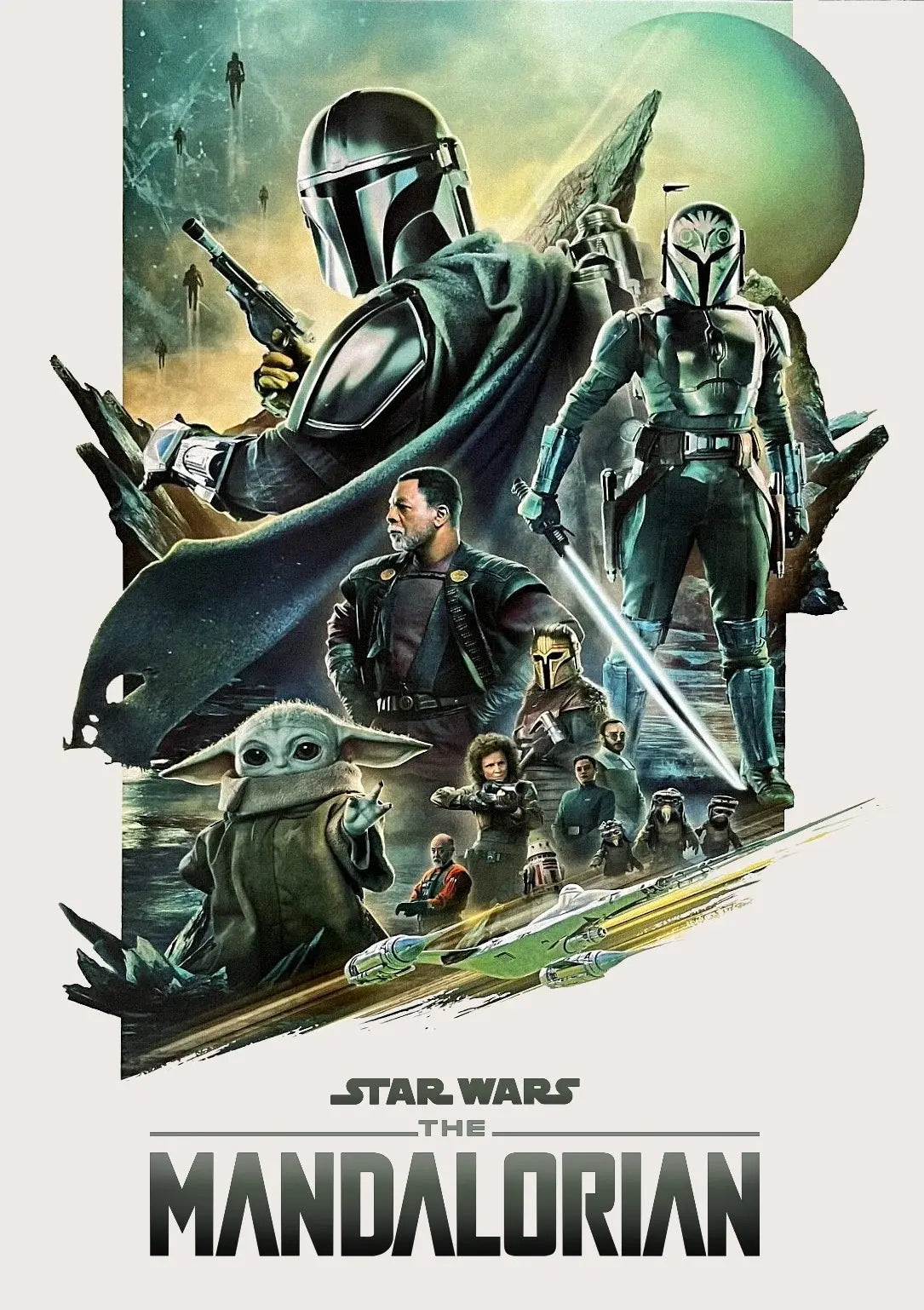 The Mandalorian Design 9 A2 Size Posters-Pixel Demon