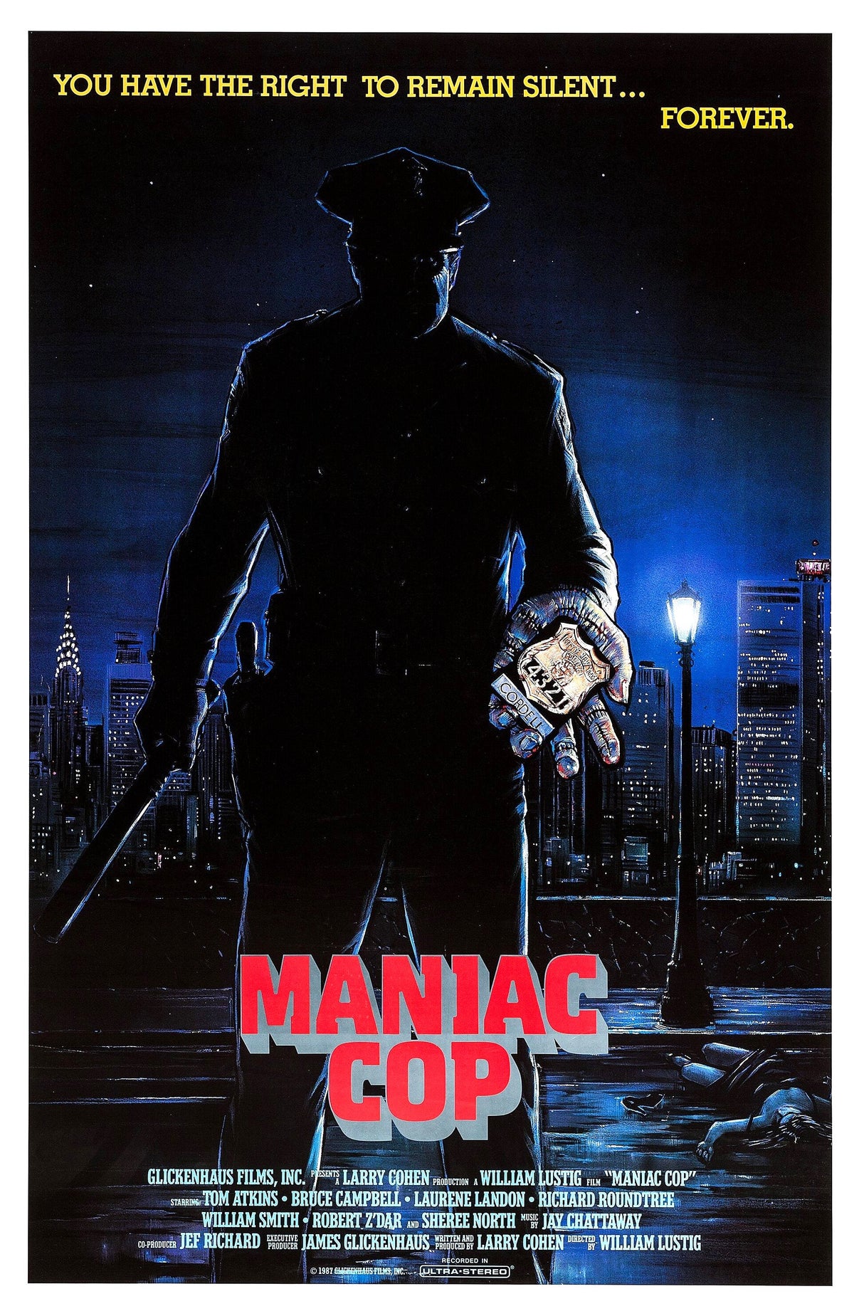 maniac cop A2 Size Movie Poster-Pixel Demon