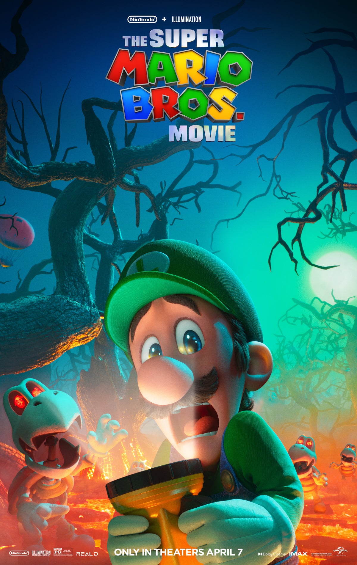 Super Mario Bros. Movie Style 10 A2 Size Movie Poster-Pixel Demon