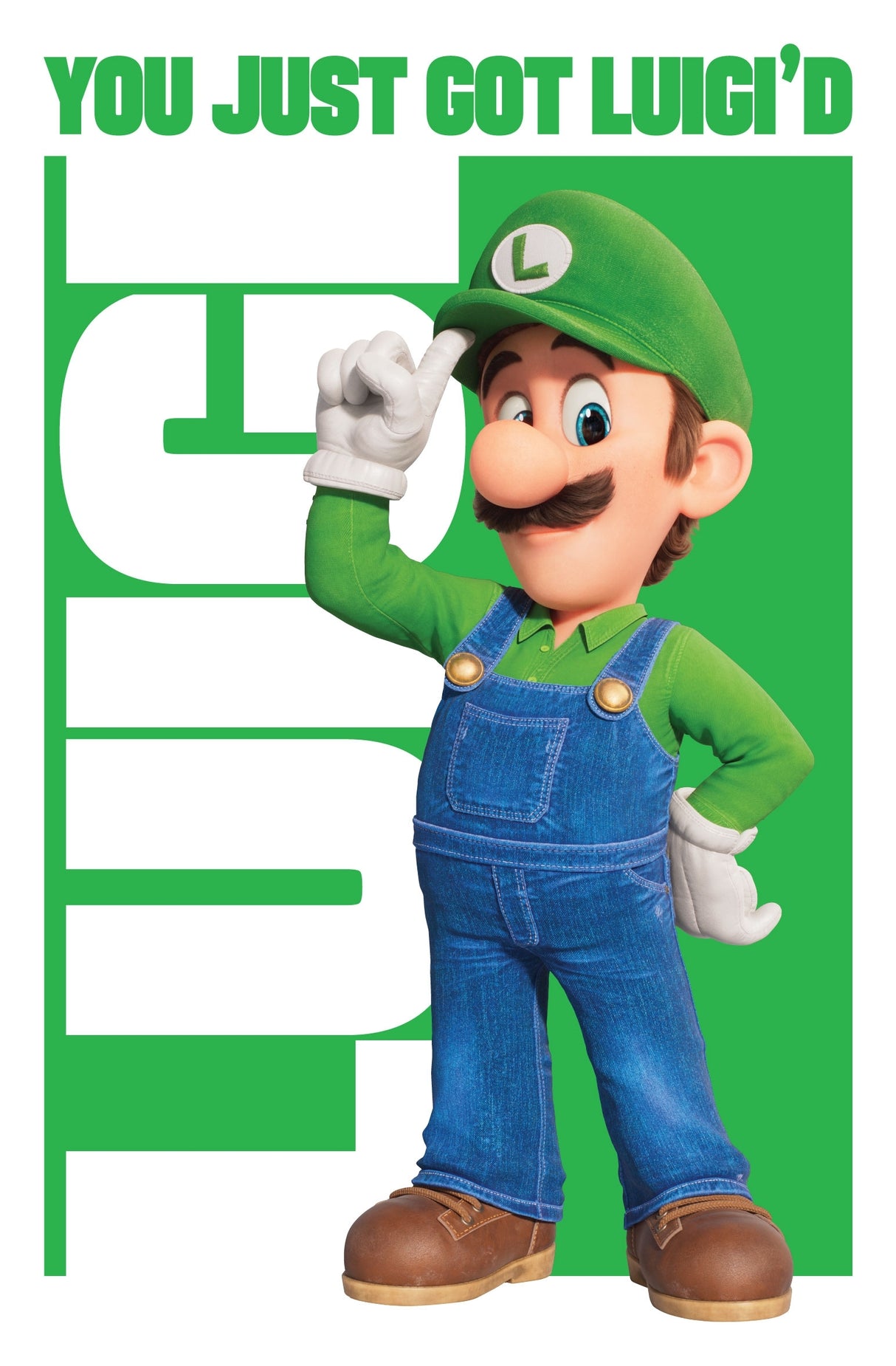 Super Mario Bros. Movie Style 13 A2 Size Movie Poster-Pixel Demon