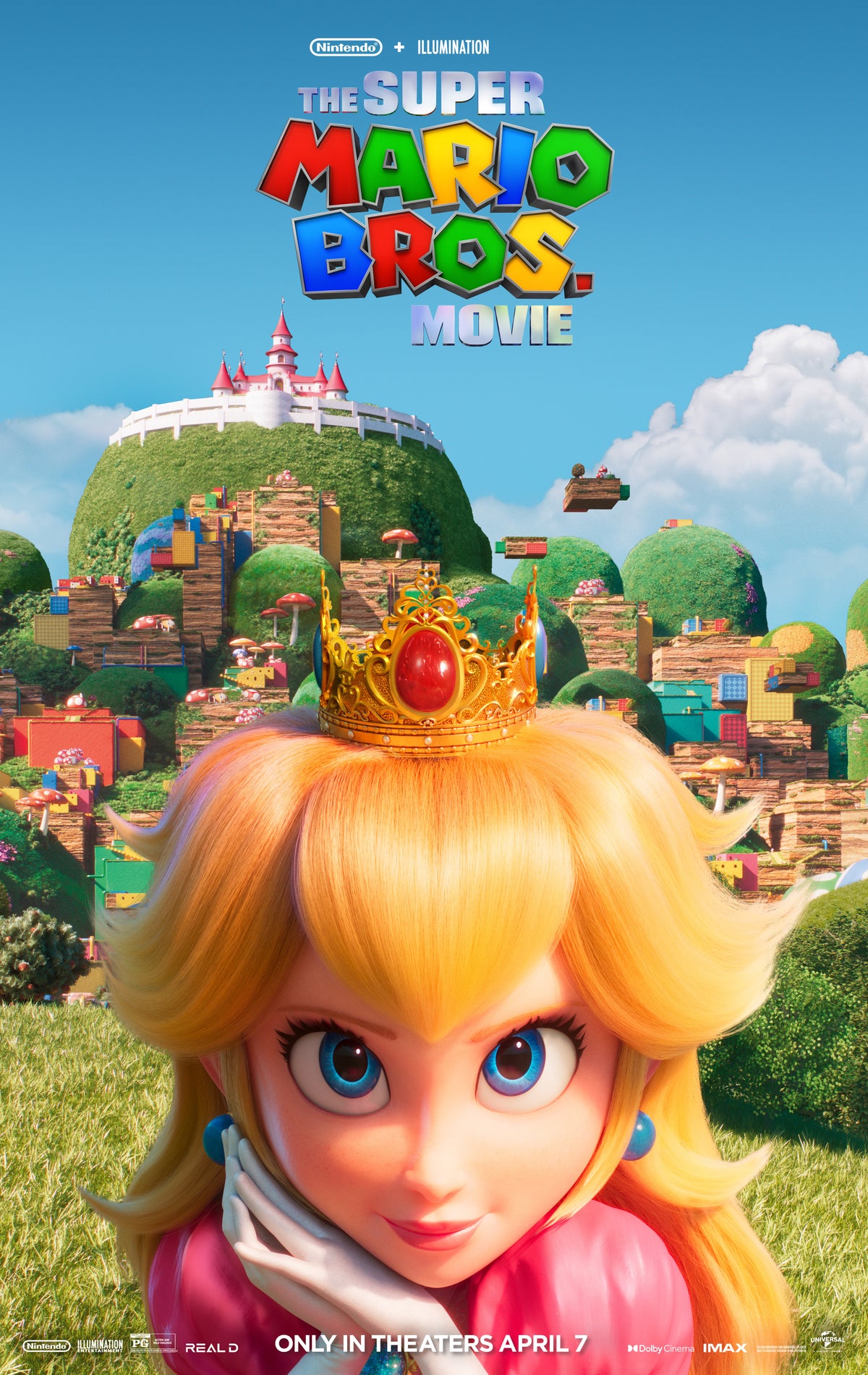 Super Mario Bros. Movie Style 14 A2 Size Movie Poster-Pixel Demon