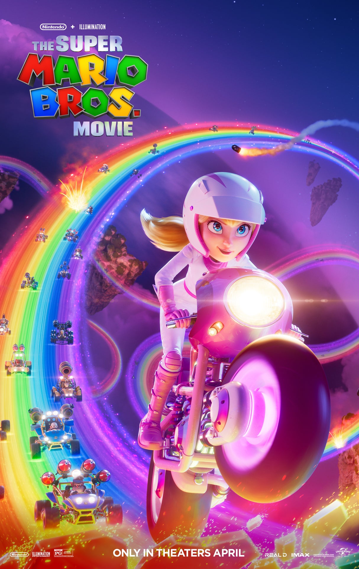 Super Mario Bros. Movie Style 17 A2 Size Movie Poster-Pixel Demon