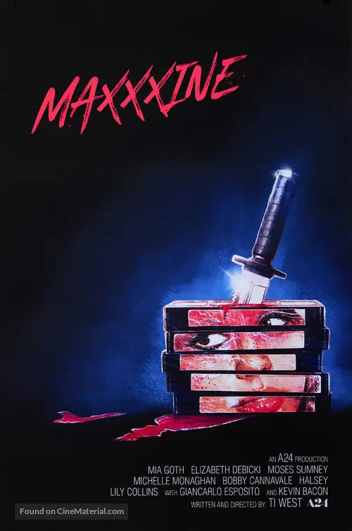 MaXXXine Cinema Movie Poster A2 Size Version 4