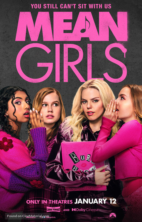 Mean Girls (2024) Cinema Movie Poster A2 Size Version 3