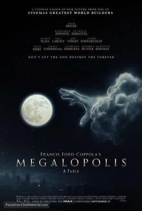 Megalopolis Cinema Movie Poster A2 Size Version 5