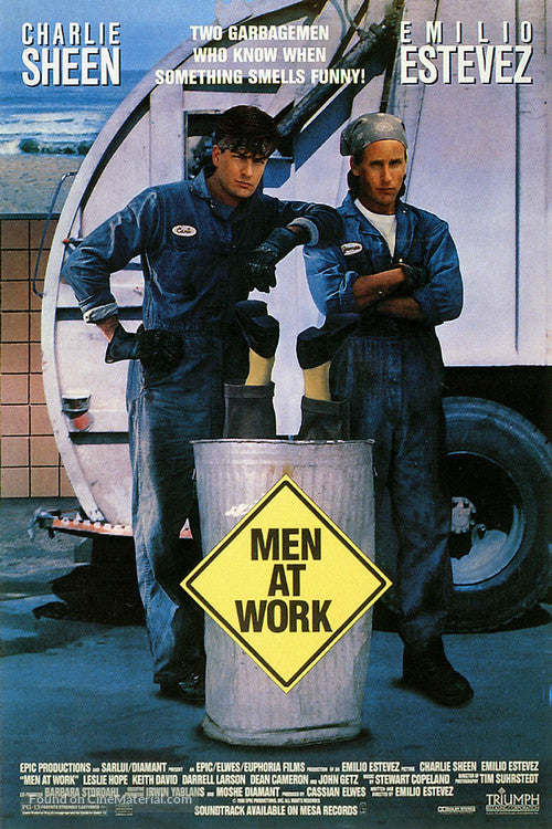 Pixel Demon Men at Work Movie Poster A2 Size