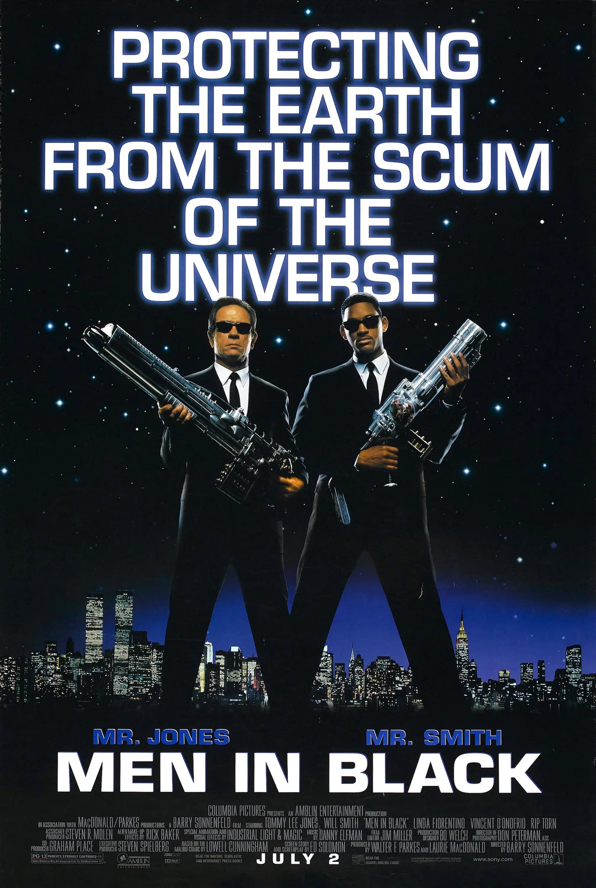 Men In Black A2 Size Movie Poster-Pixel Demon